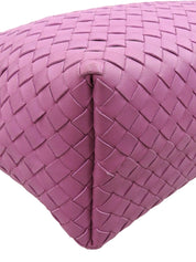 イントレチャートハンドバッグ パープル