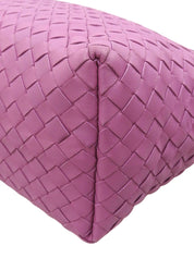 イントレチャートハンドバッグ パープル