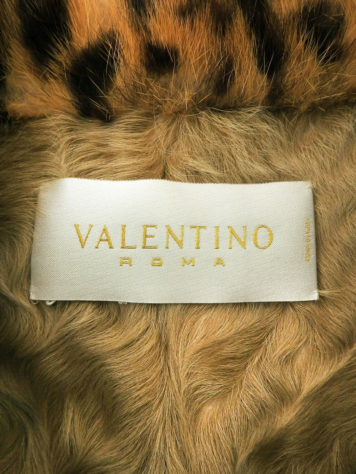 レオパードファーショートコート ベージュ