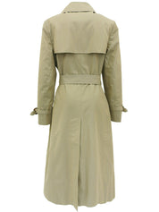 Nova Check Lining Trench Coat Khaki