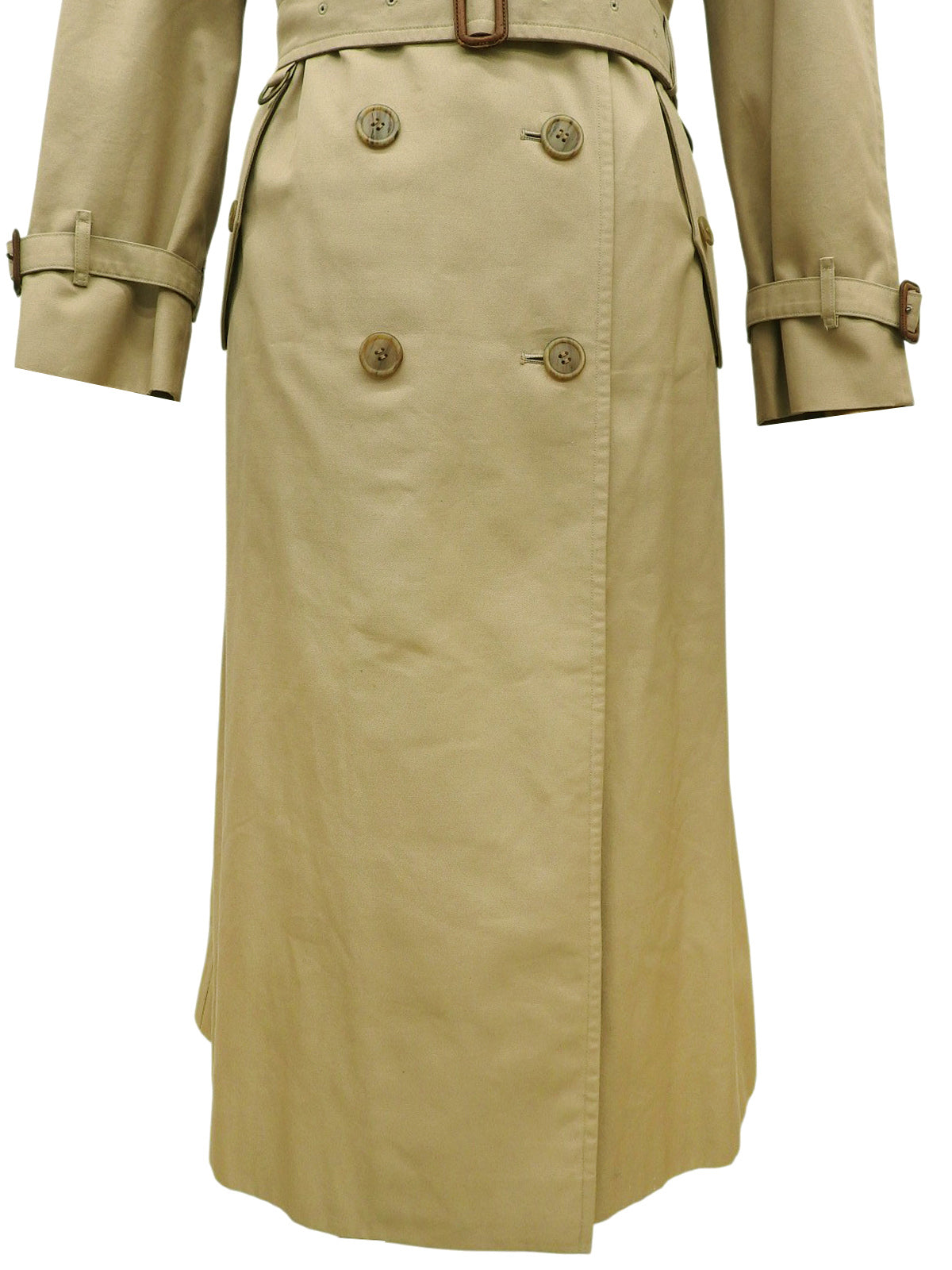 Nova Check Lining Trench Coat in Beige