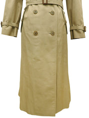 Nova Check Lining Trench Coat in Beige