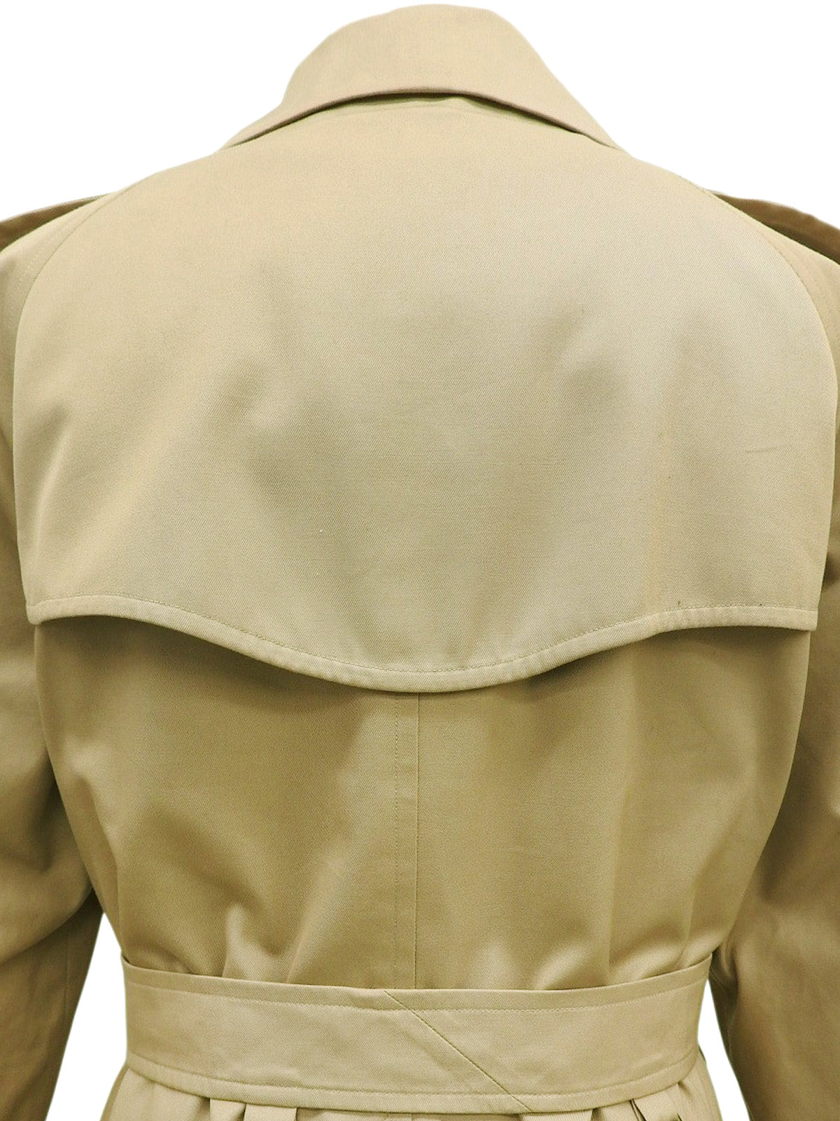 Nova Check Lining Trench Coat in Beige