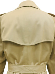 Nova Check Lining Trench Coat in Beige
