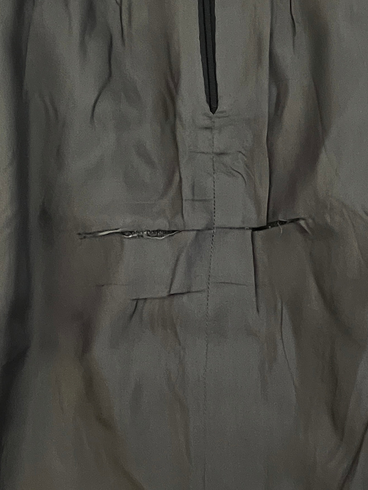 バイカラーロゴボタンセットアップ グレー/ブラック