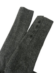 バイカラーロゴボタンセットアップ グレー/ブラック