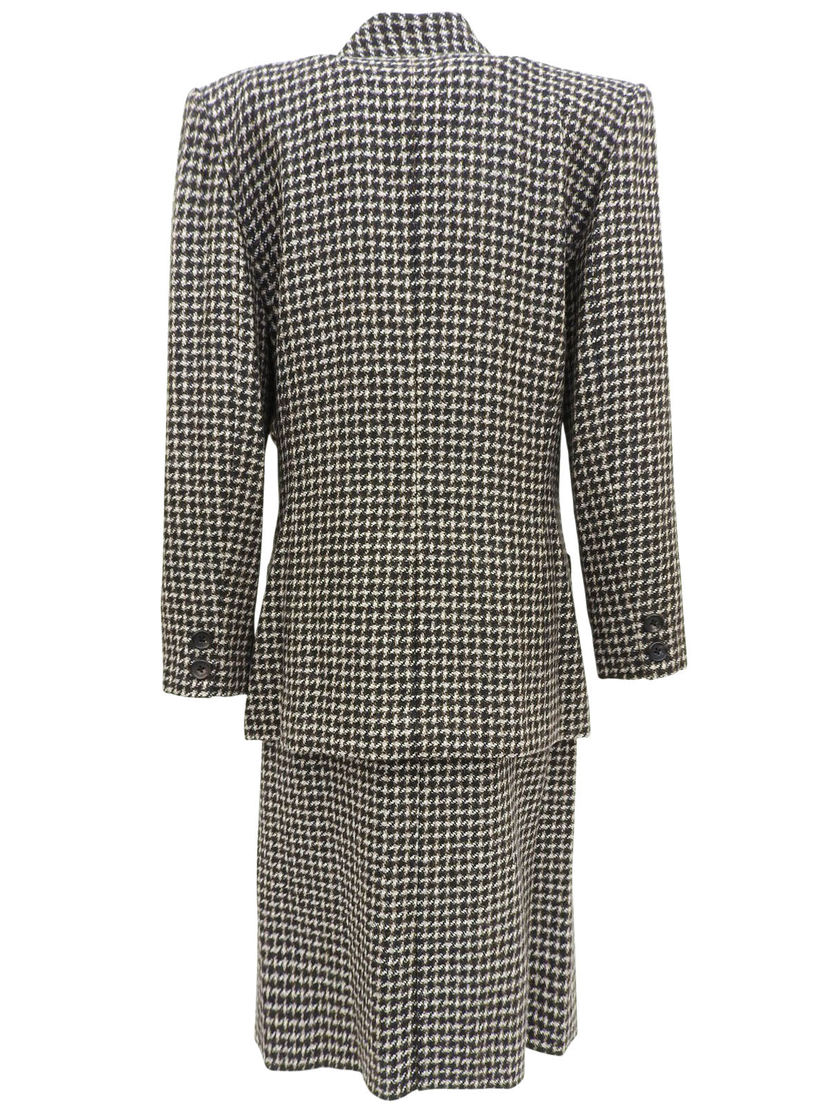 Houndstooth pattern set in black/brown/multi