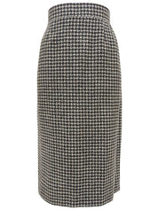 Houndstooth pattern set in black/brown/multi