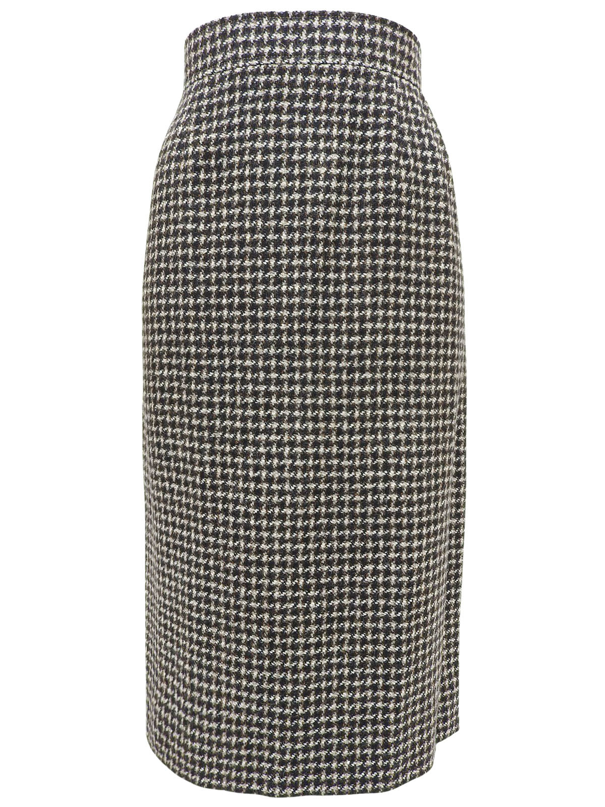 ハウンドトゥースパターンセットアップ ブラック/ブラウン/マルチ