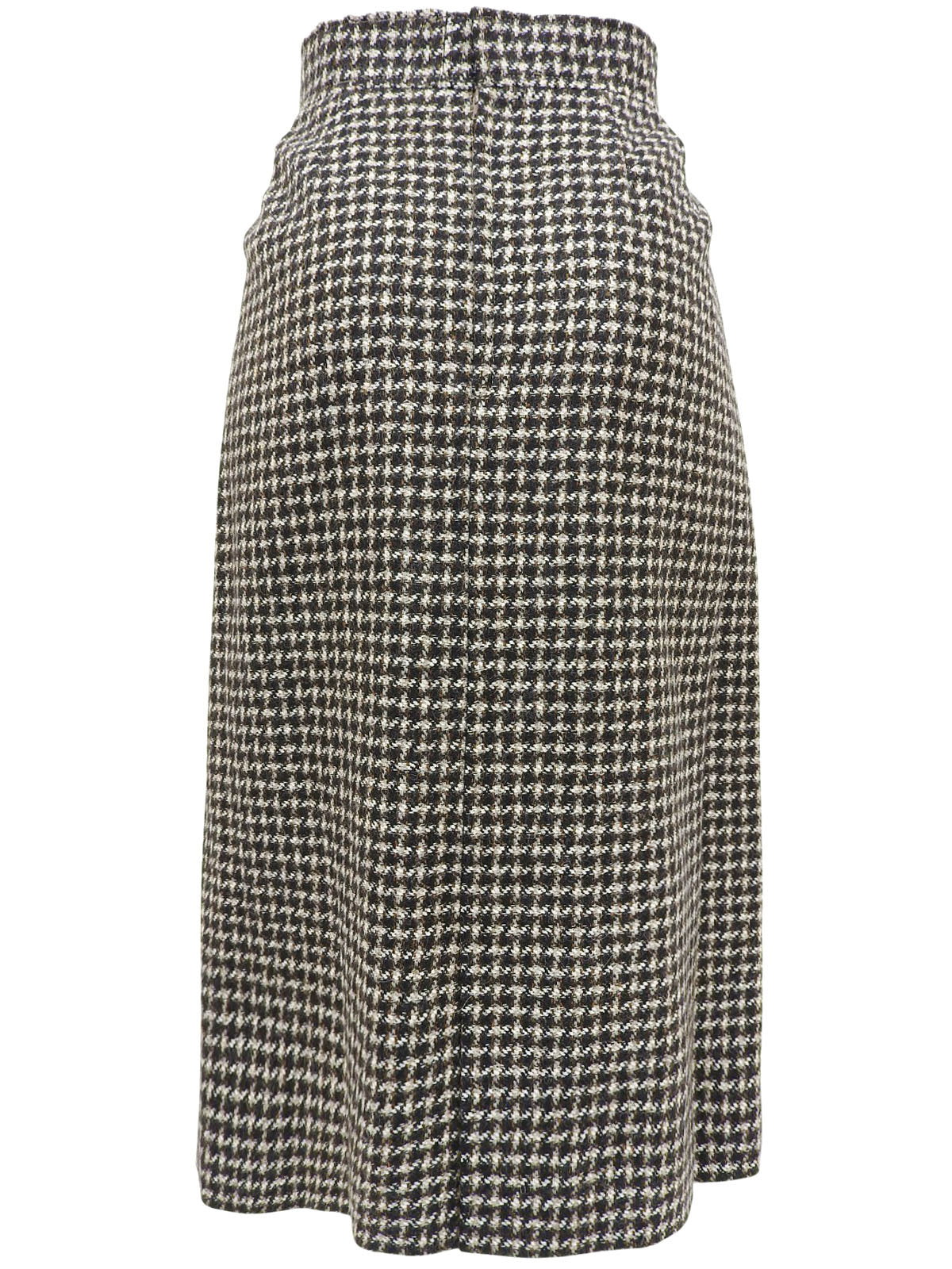 Houndstooth pattern set in black/brown/multi