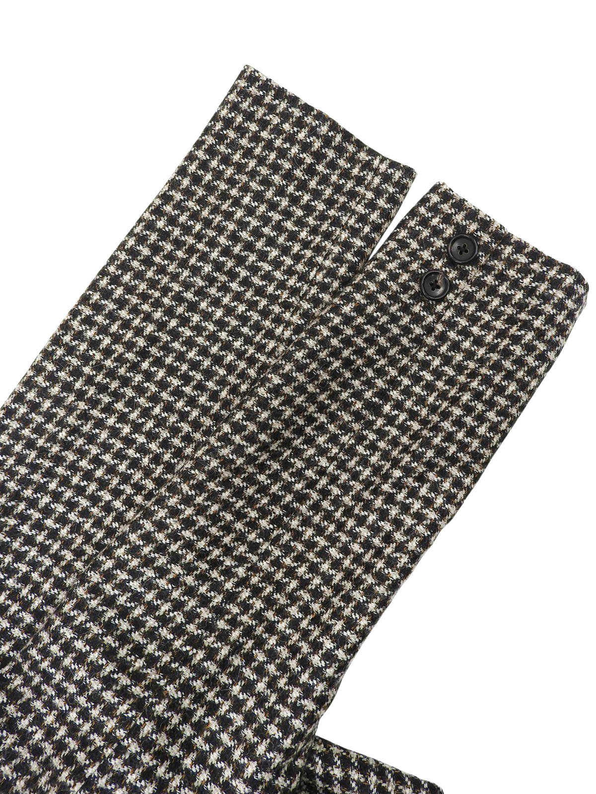 Houndstooth pattern set in black/brown/multi