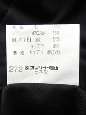 Design pattern shawl collar double-breasted jacket in dark green