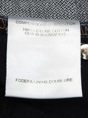 Logo Button Bootcut Denim Pants in Indigo