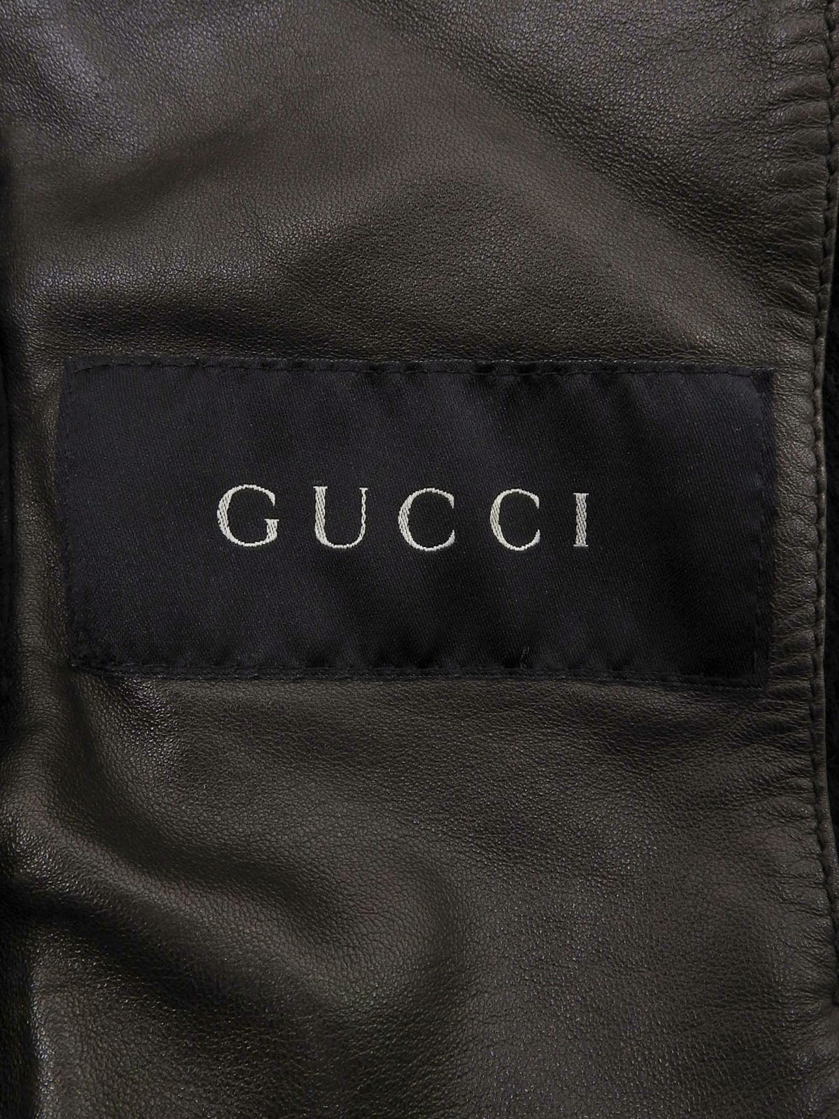 ムートンロゴジップアップロングコート ダークブラウン/ブラック