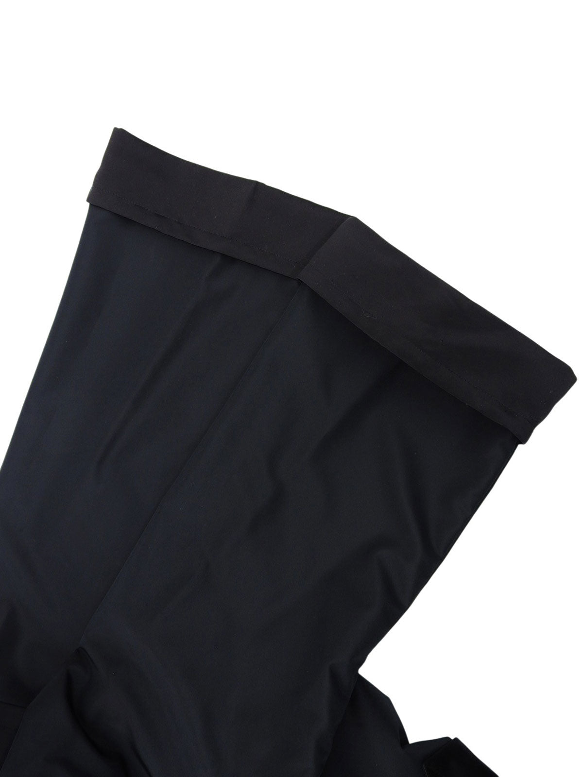 Flare Sleeve A-Line Coat in Black