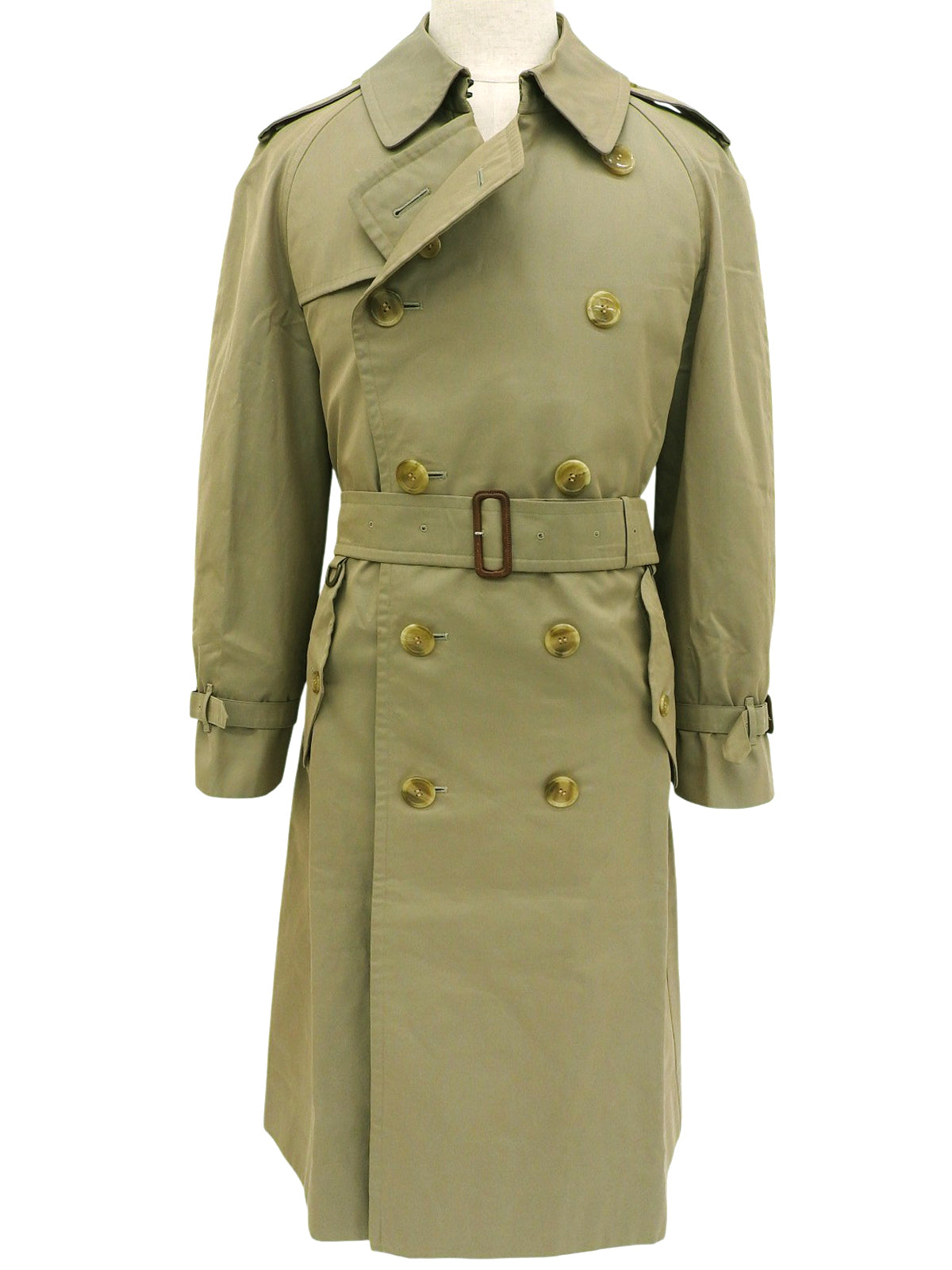 Nova Check Lining Trench Coat Khaki