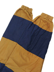 Boater Pattern Blouson #M Blue/Brown