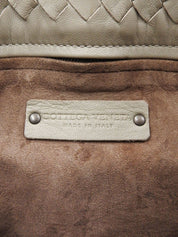 イントレチャートハンドバッグ グレージュ