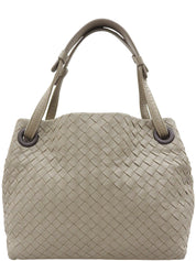 イントレチャートハンドバッグ グレージュ