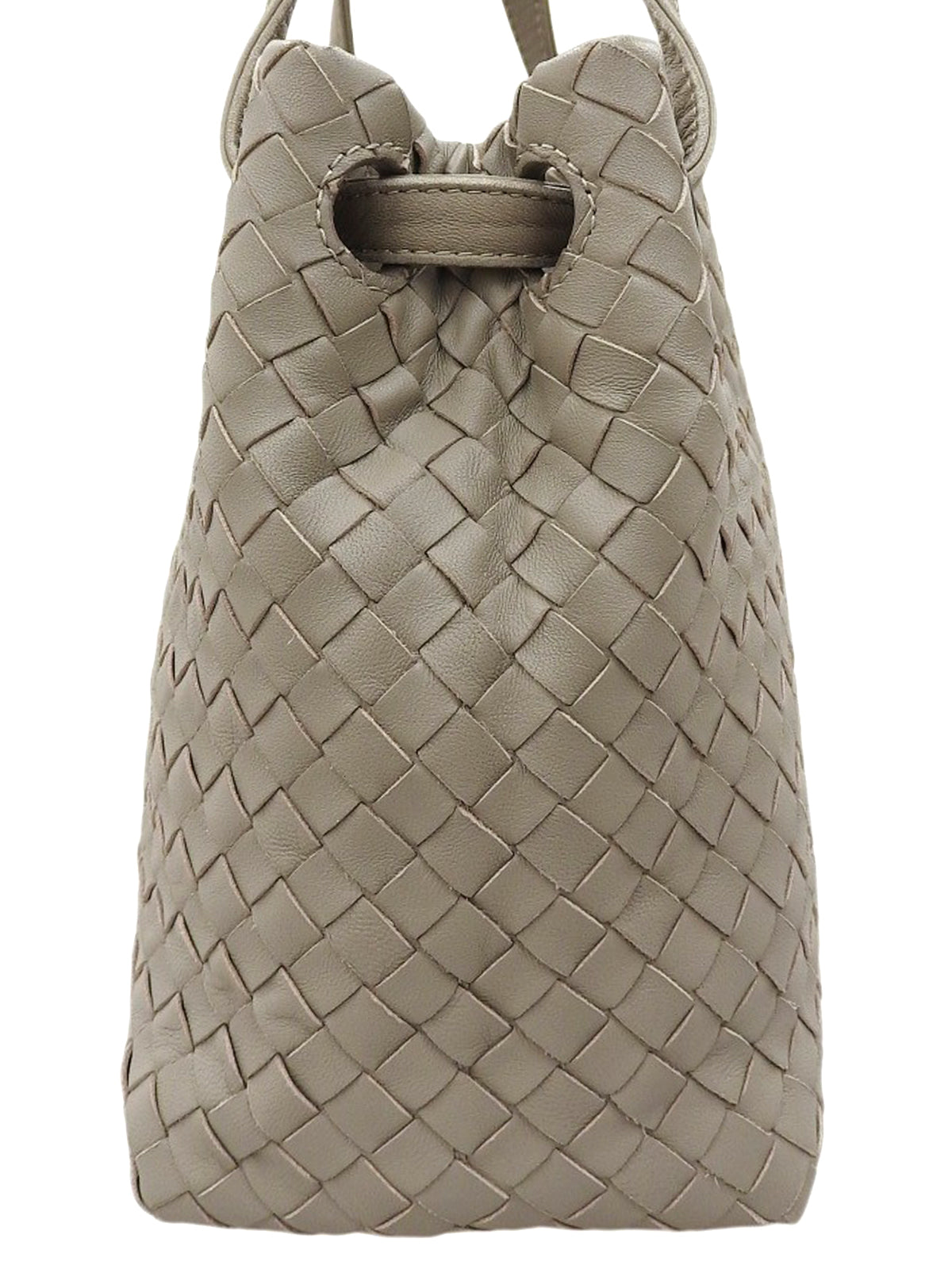 イントレチャートハンドバッグ グレージュ