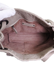 イントレチャートハンドバッグ グレージュ