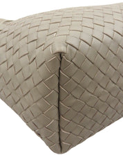 イントレチャートハンドバッグ グレージュ