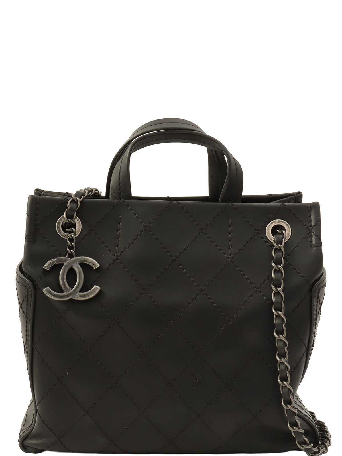 Wild Stitch 2-Way Tote Bag, Black, manufactured around 2015