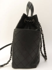 Wild Stitch 2-Way Tote Bag, Black, manufactured around 2015