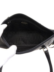 ジャッキーバンブーワンショルダーバッグ ブラック