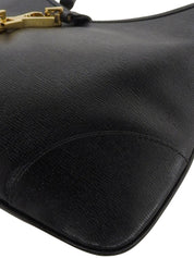 ジャッキーバンブーワンショルダーバッグ ブラック