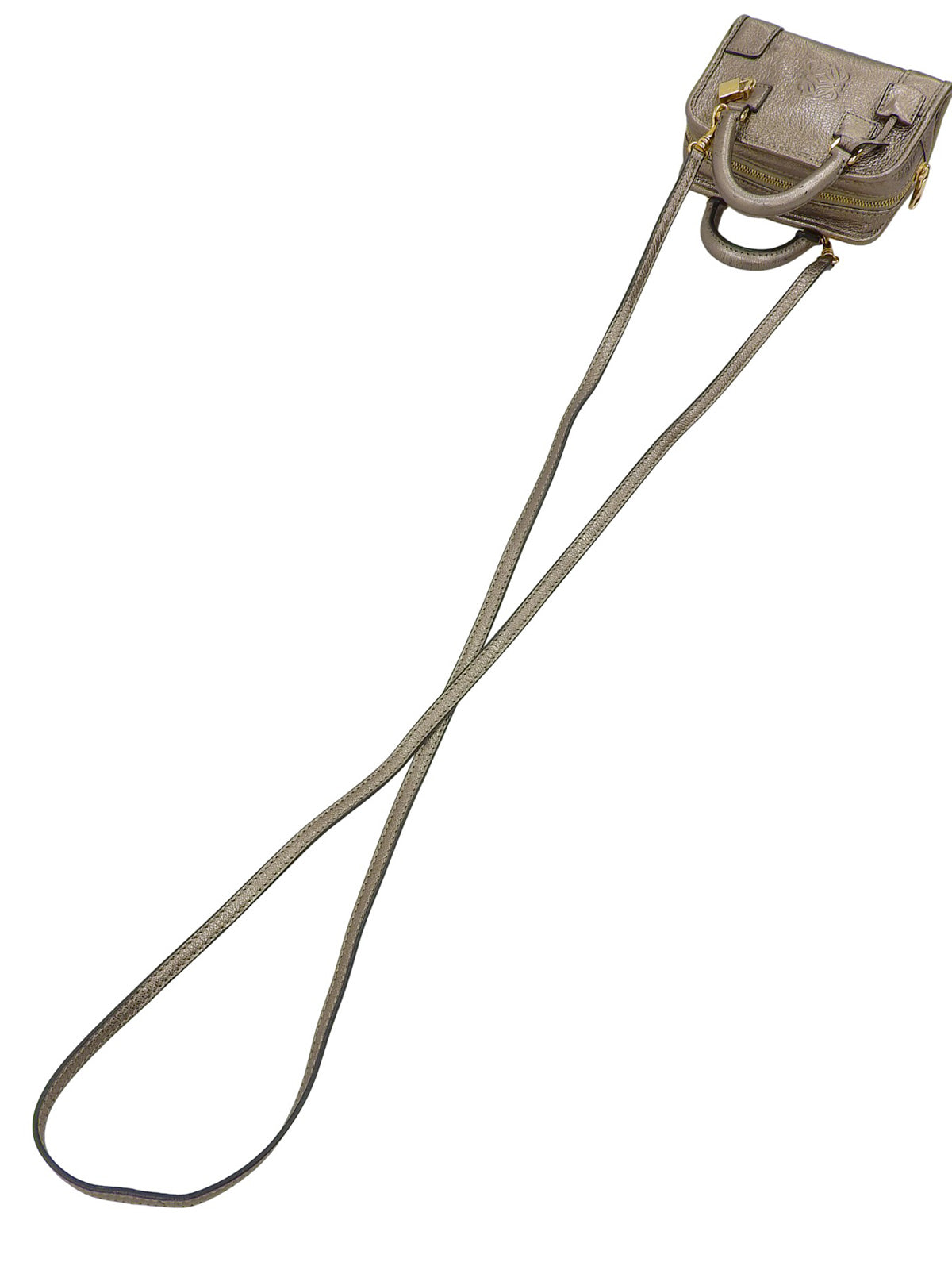 マイクロミニアマソナ2wayバッグ シャンパンゴールド