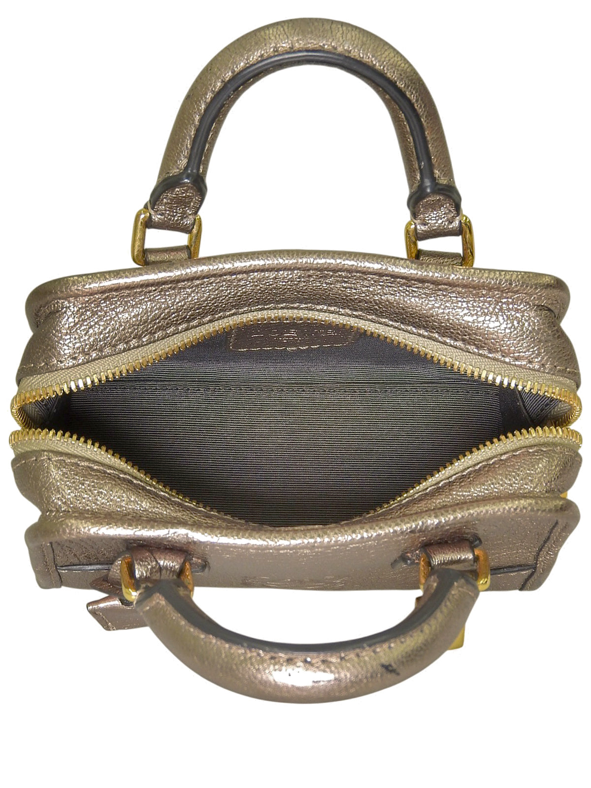 マイクロミニアマソナ2wayバッグ シャンパンゴールド