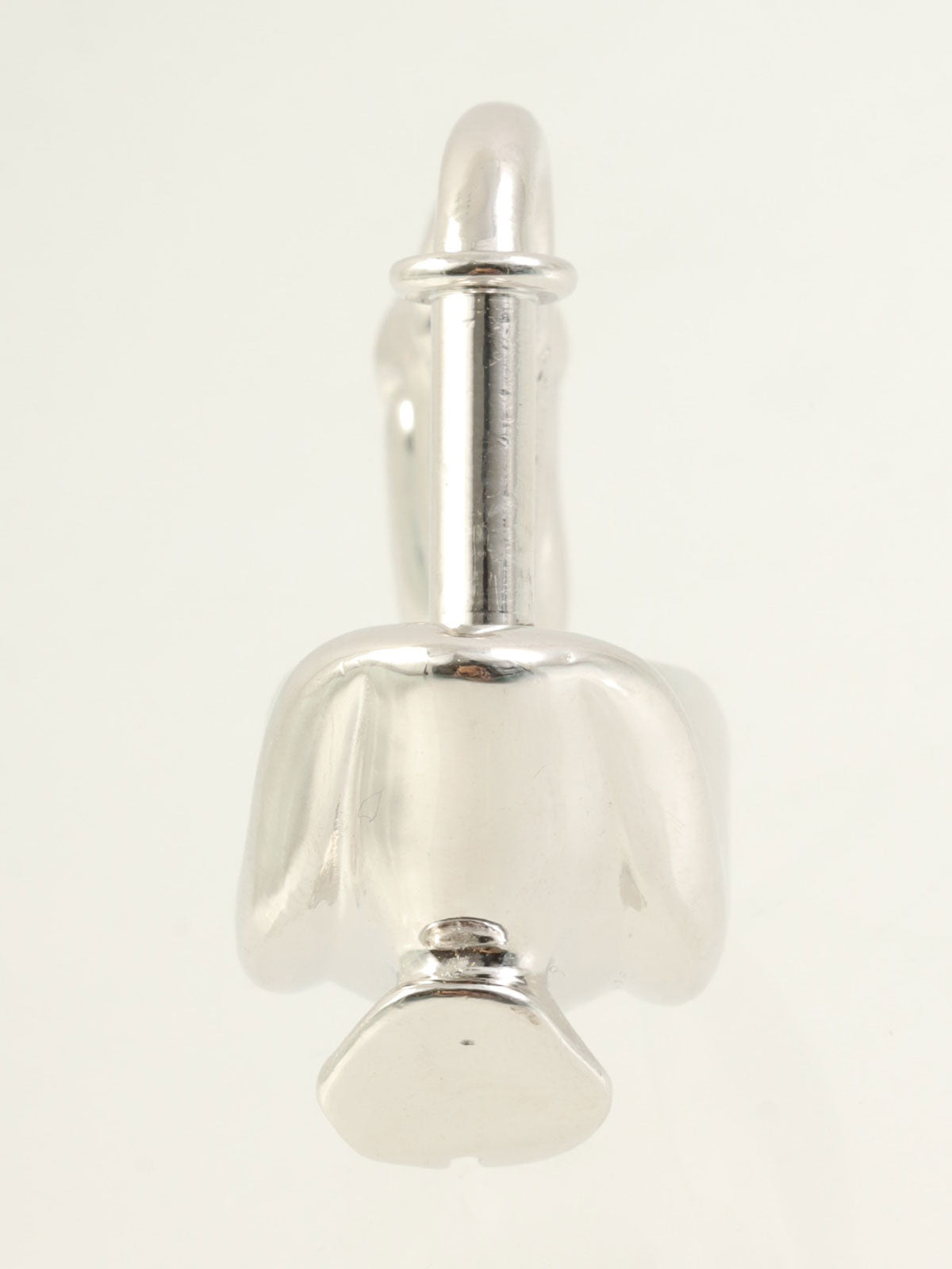 Pelican motif cadena charm silver