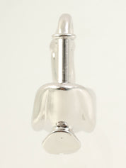 Pelican motif cadena charm silver