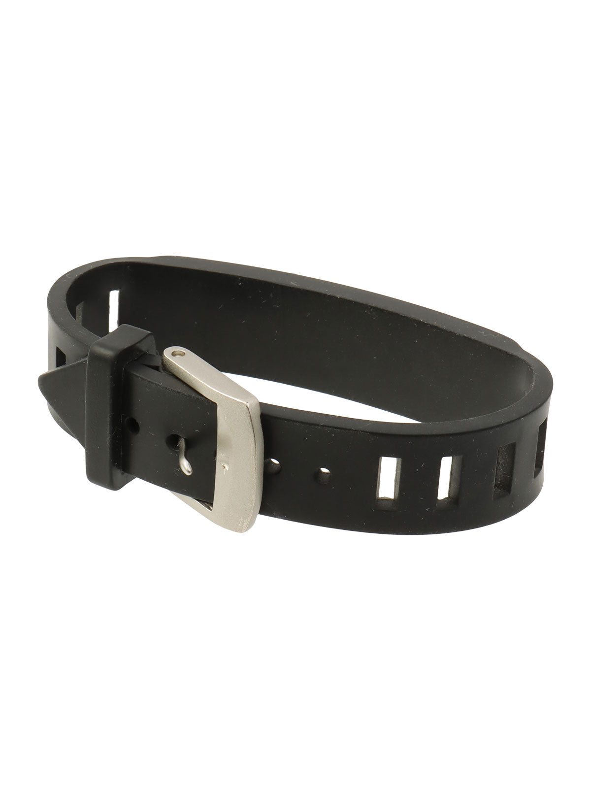 1999 Rubber Logo Bracelet Black