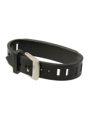 1999 Rubber Logo Bracelet Black