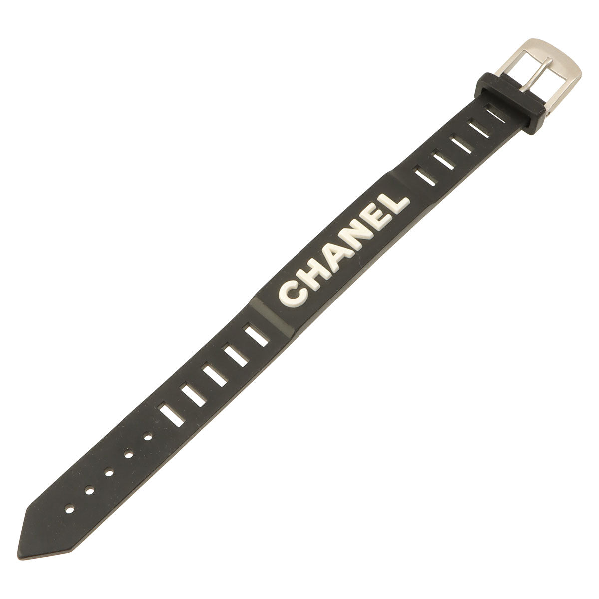 1999 Rubber Logo Bracelet Black