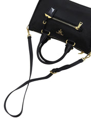 Logo Plate 2-Way Bag Black