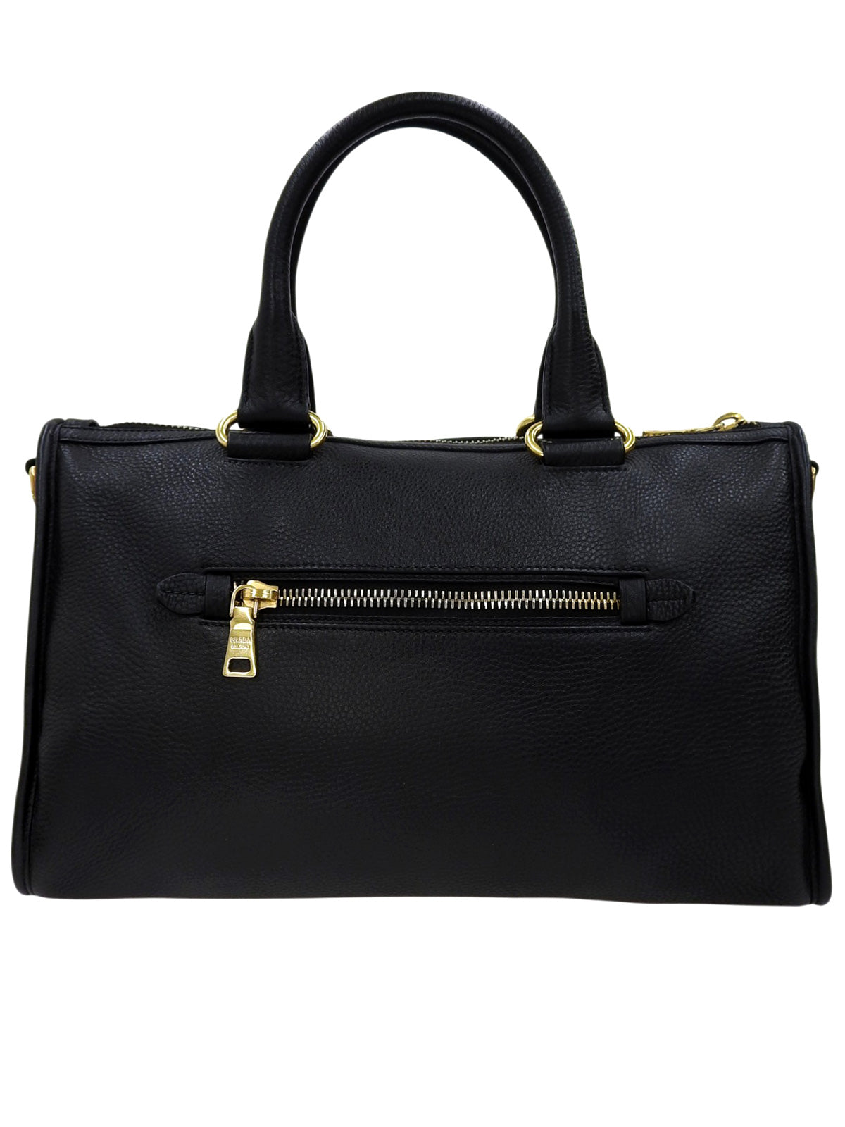 Logo Plate 2-Way Bag Black