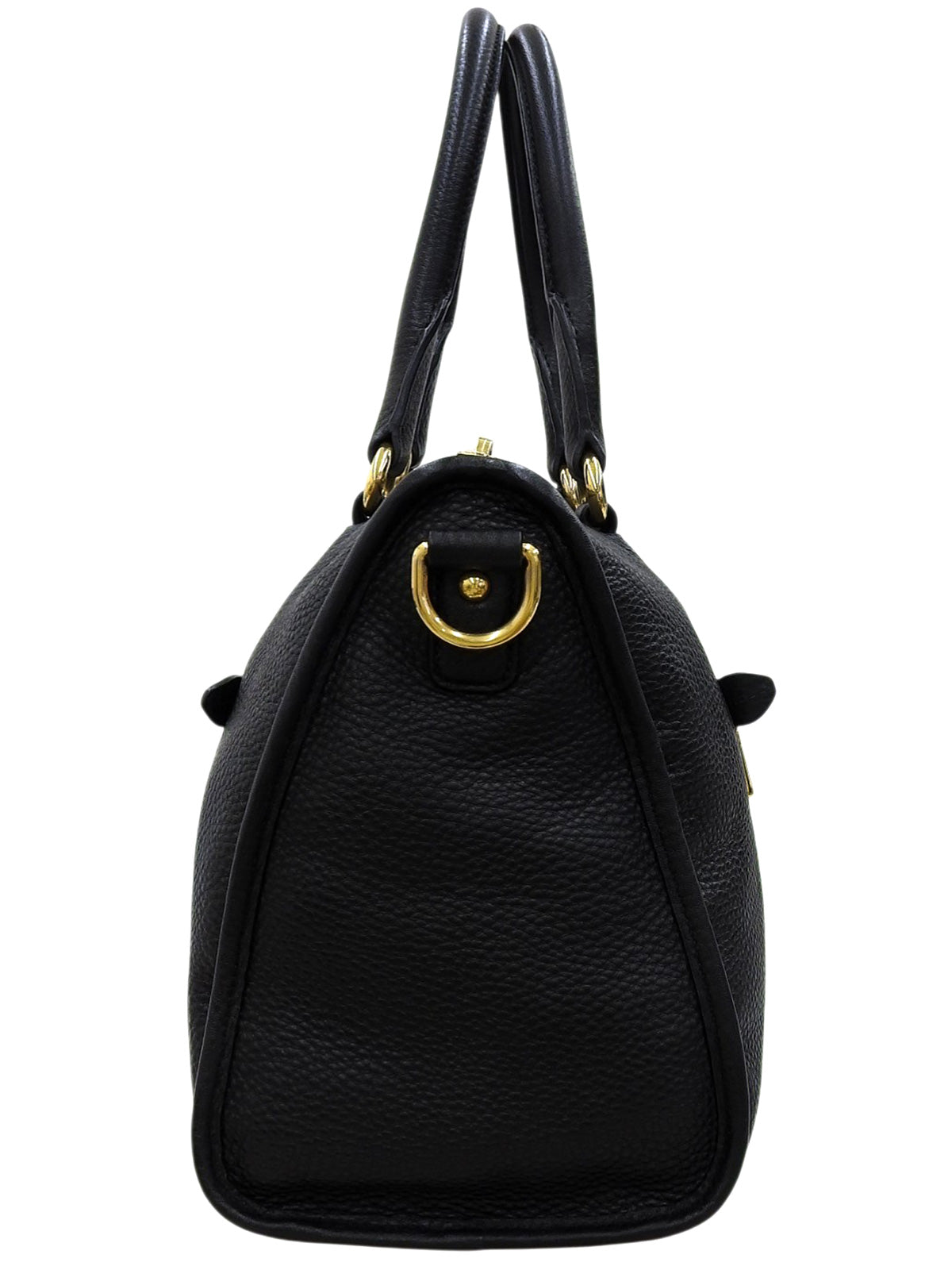Logo Plate 2-Way Bag Black