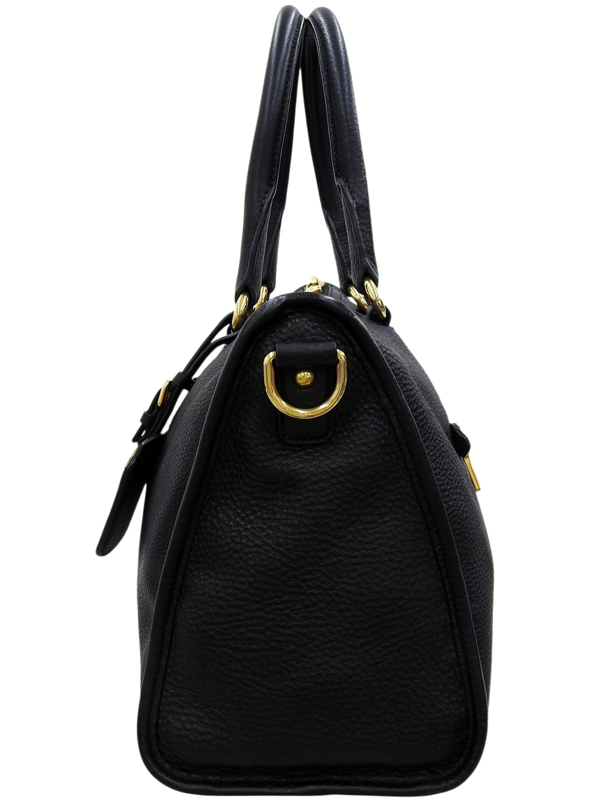 Logo Plate 2-Way Bag Black