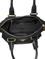 Logo Plate 2-Way Bag Black