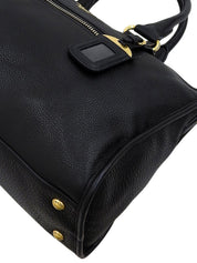 Logo Plate 2-Way Bag Black