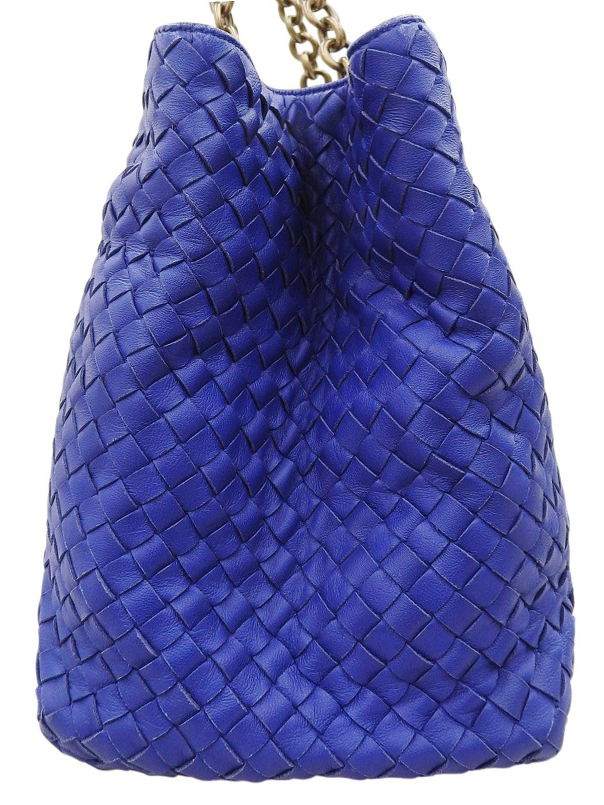 イントレチャートトートバッグ ブルー