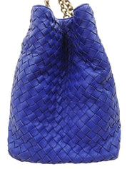 イントレチャートトートバッグ ブルー