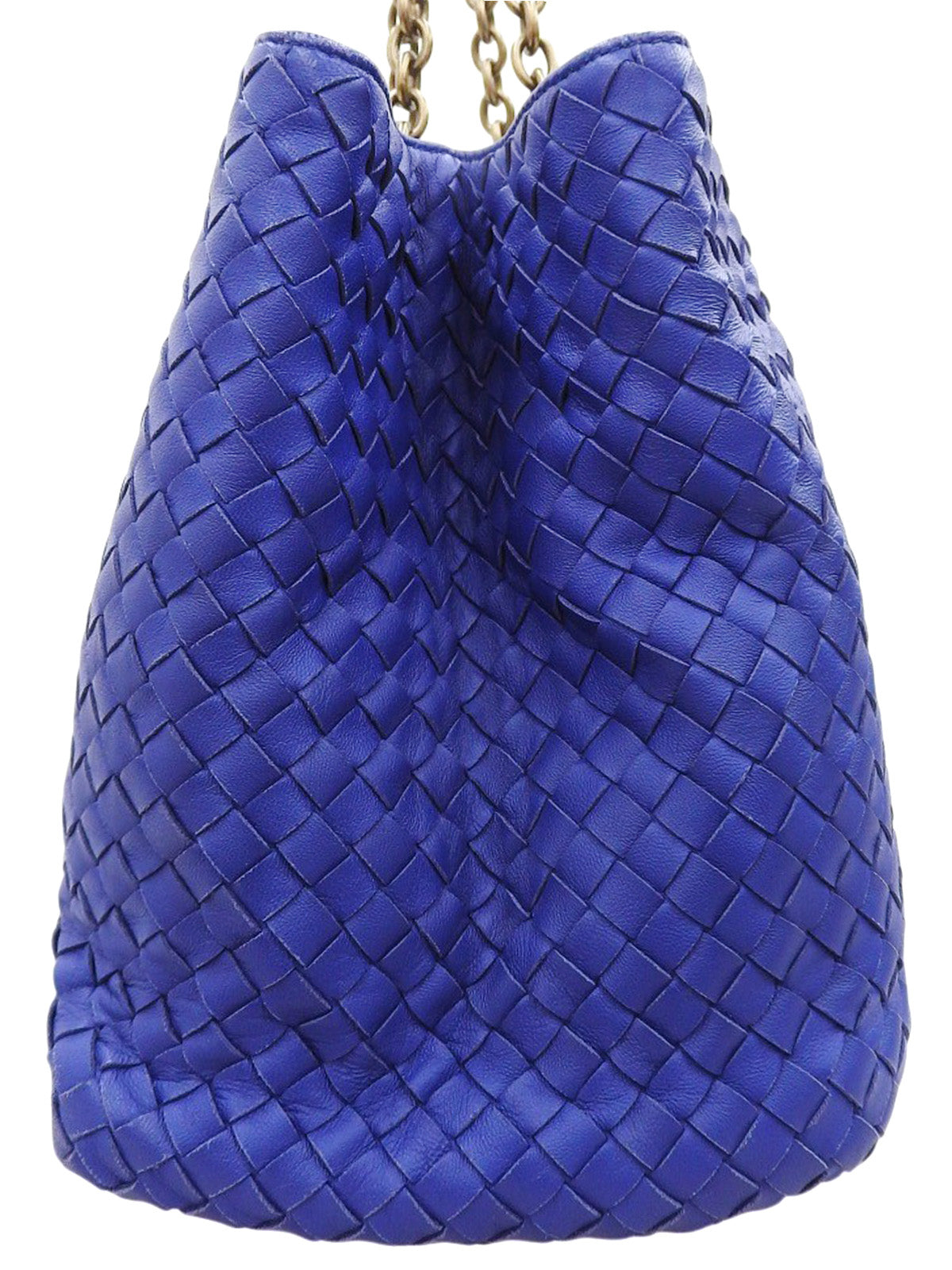 イントレチャートトートバッグ ブルー