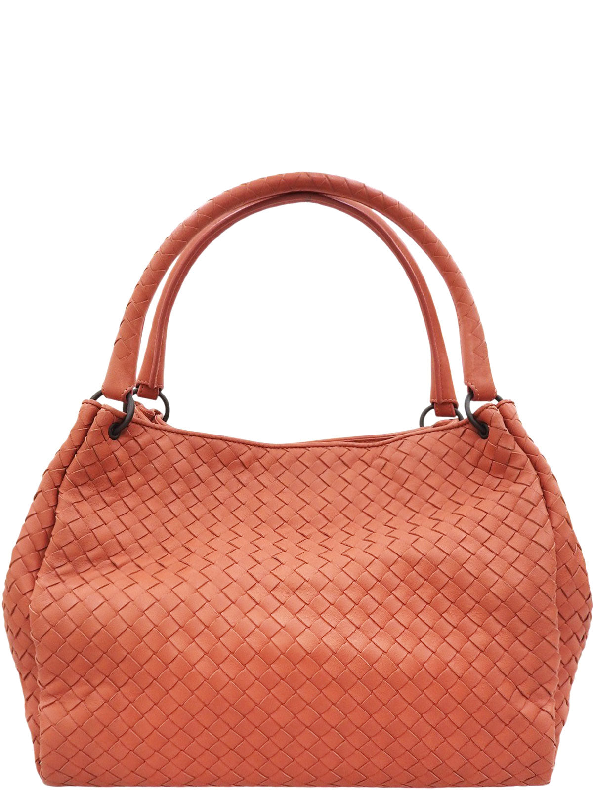 Intrecciato 托特包 珊瑚粉色