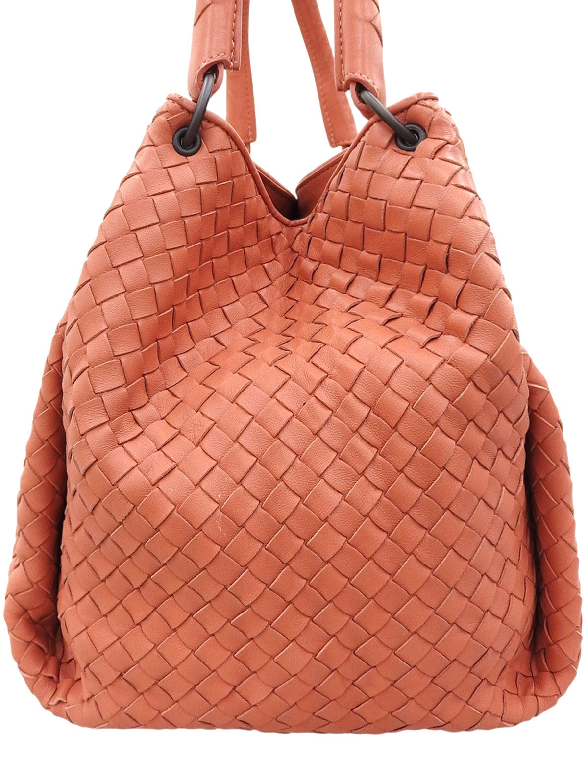 Intrecciato 托特包 珊瑚粉色