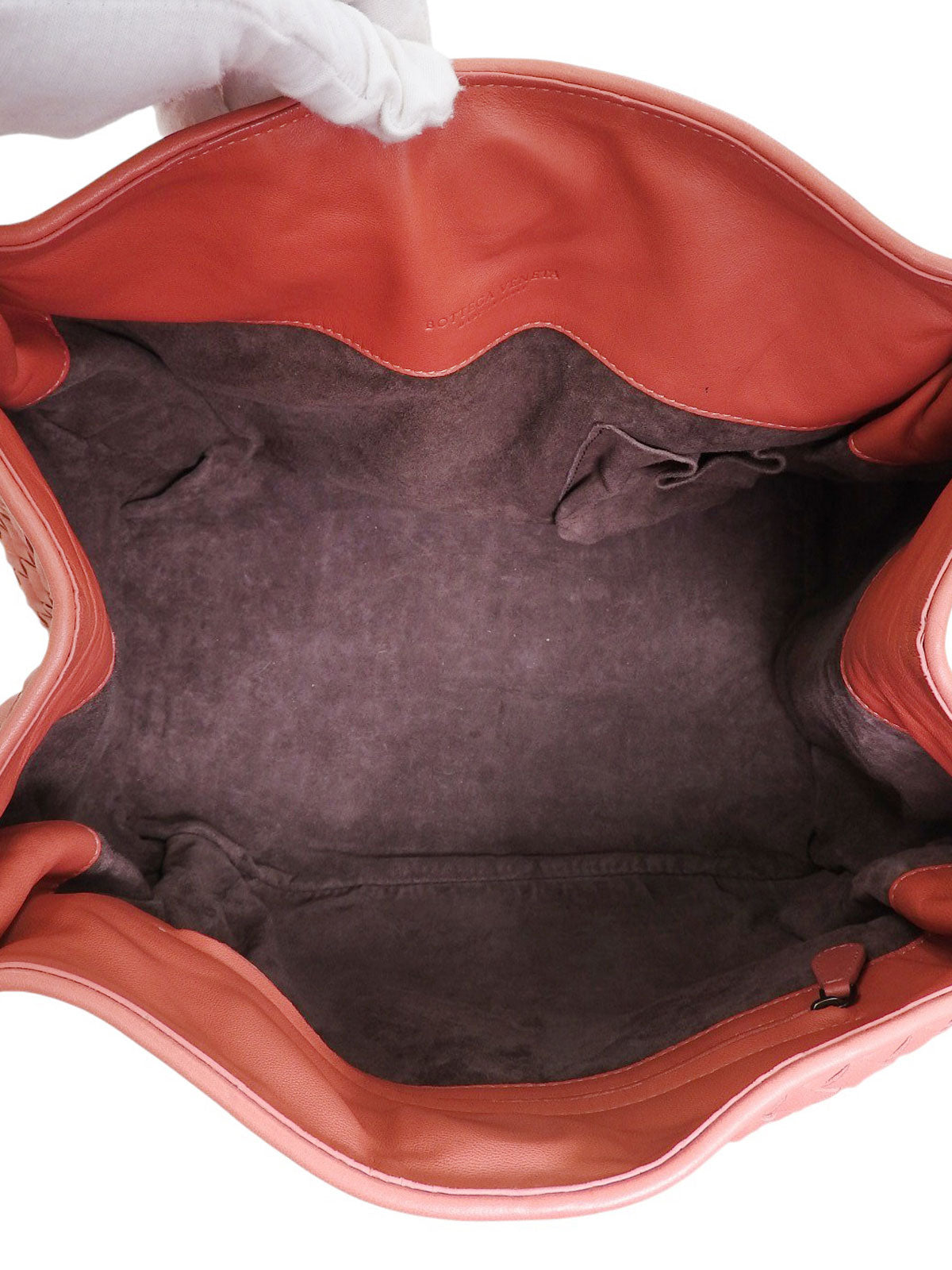 Intrecciato 托特包 珊瑚粉色