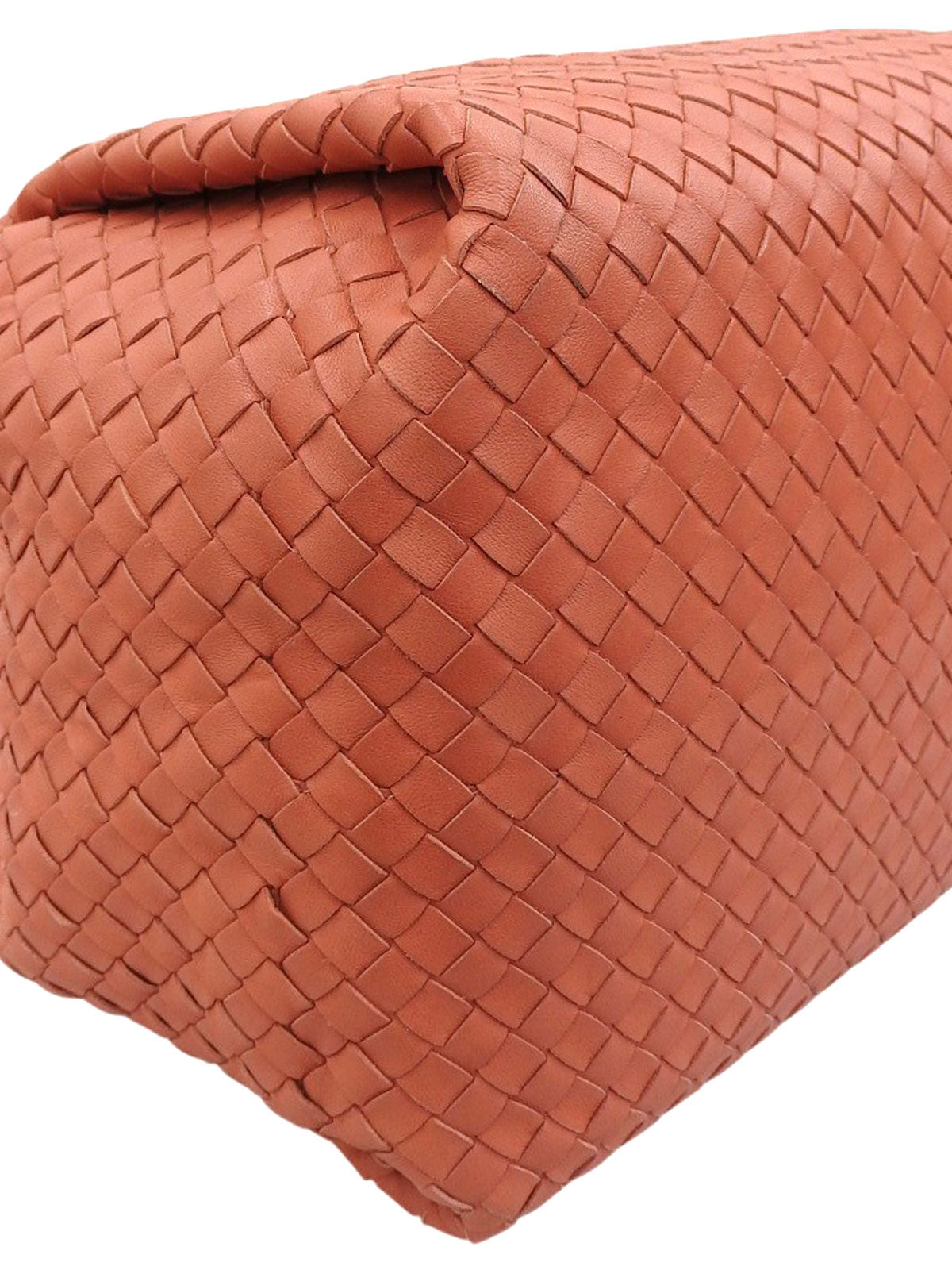 Intrecciato 托特包 珊瑚粉色